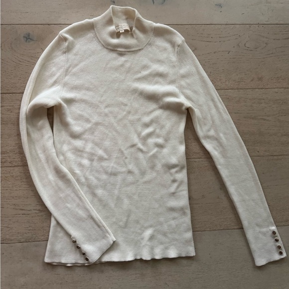 SEZANE Felix Jumper mottled cream size XL - Picture 5 of 13